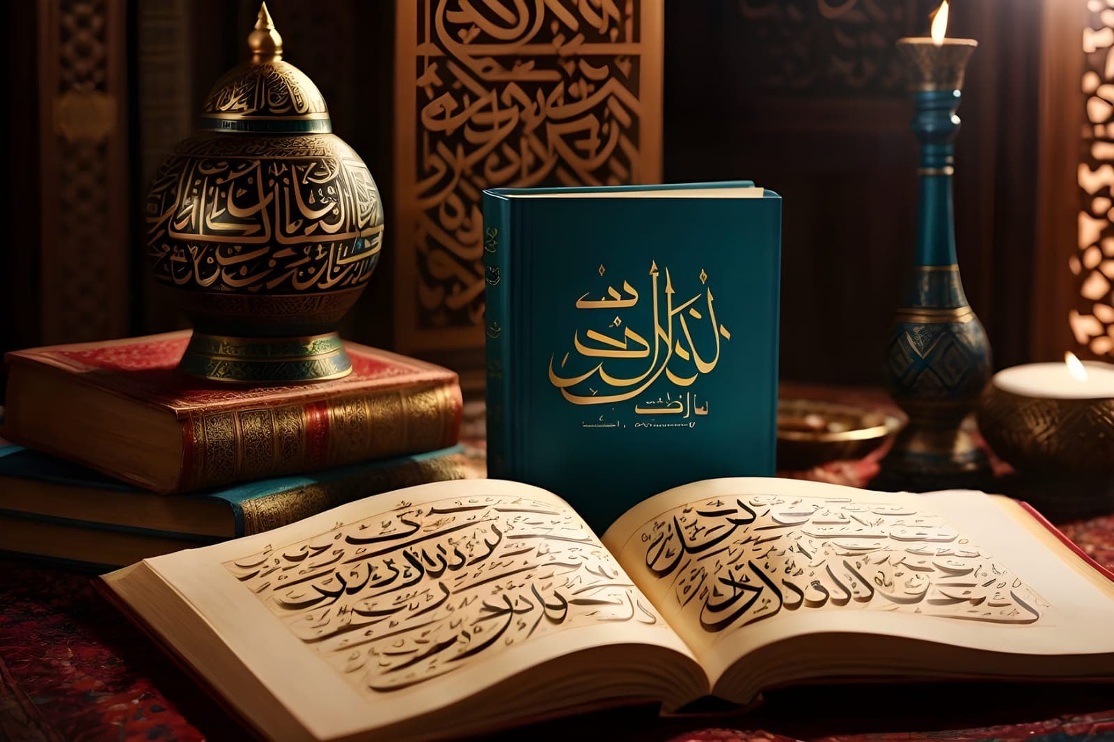 An open copy of the Quran